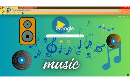 Chrome music theme